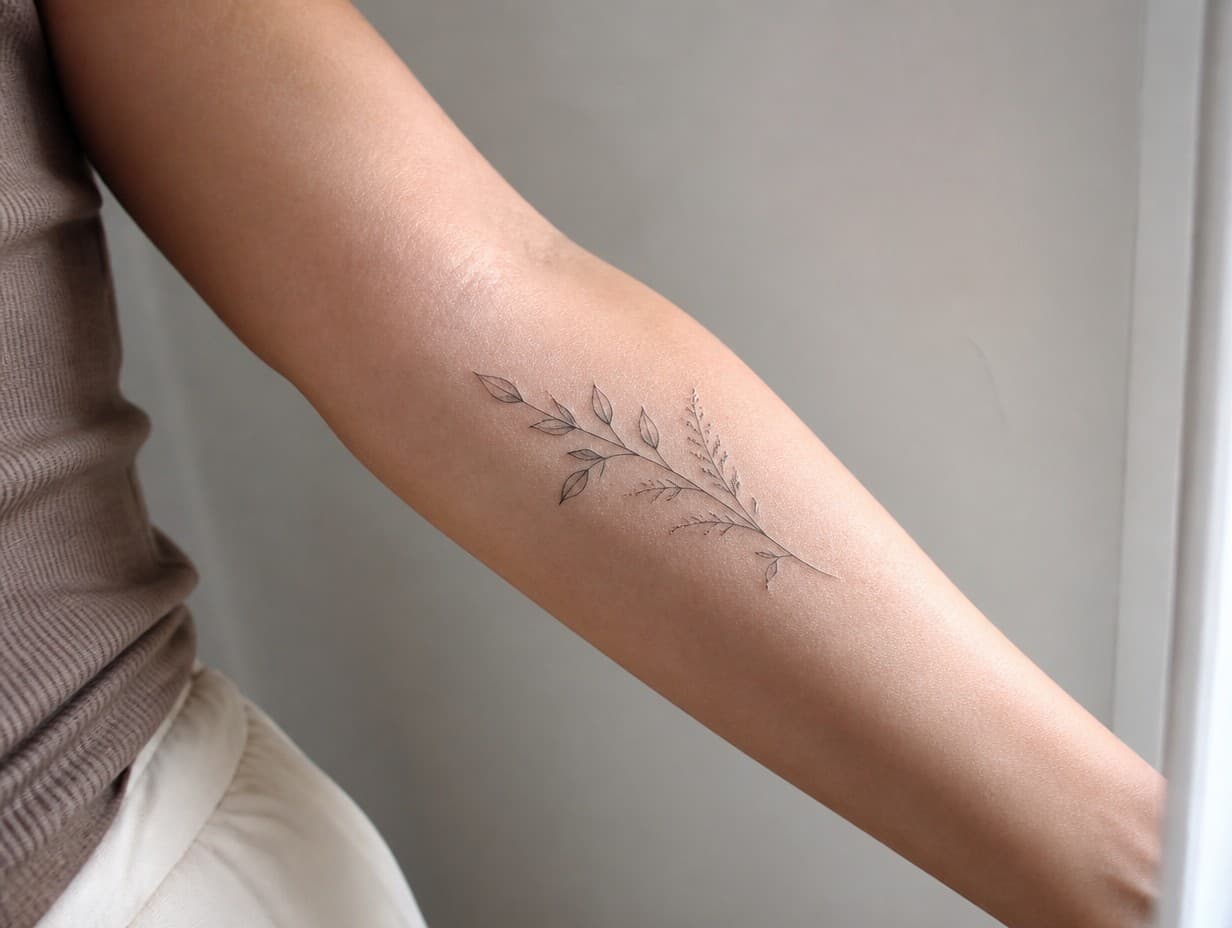 AI-generated virtual tattoo simulator tattoo design sample