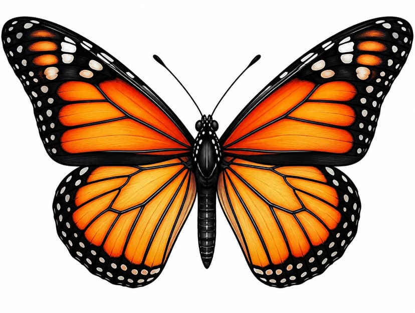 AI butterfly tattoo design