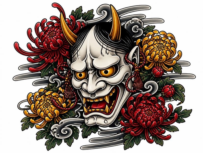 AI japanese tattoo design
