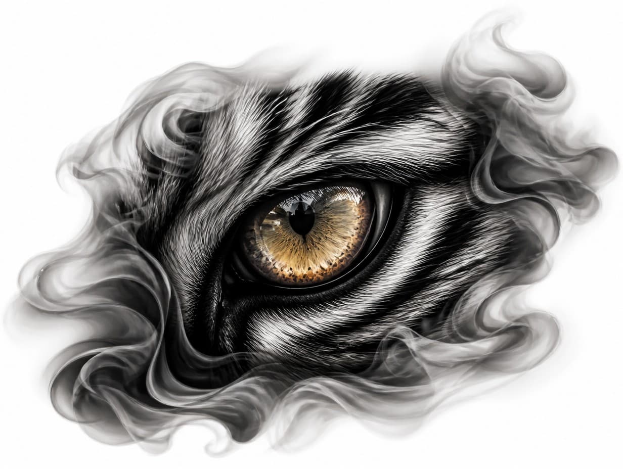 AI-generated realism tattoo design sample